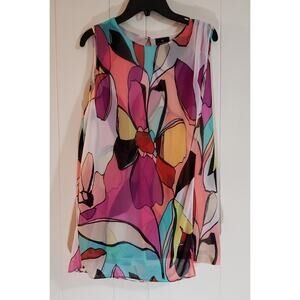Worthington size small multicolored tank blouse
